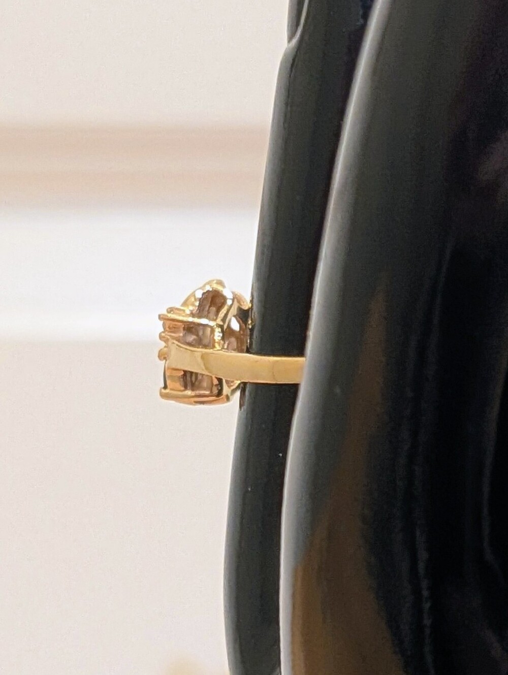 EUC 80s Size 8 Vintage Made In Taiwan Goldtone Ring - Picture 6 of 9